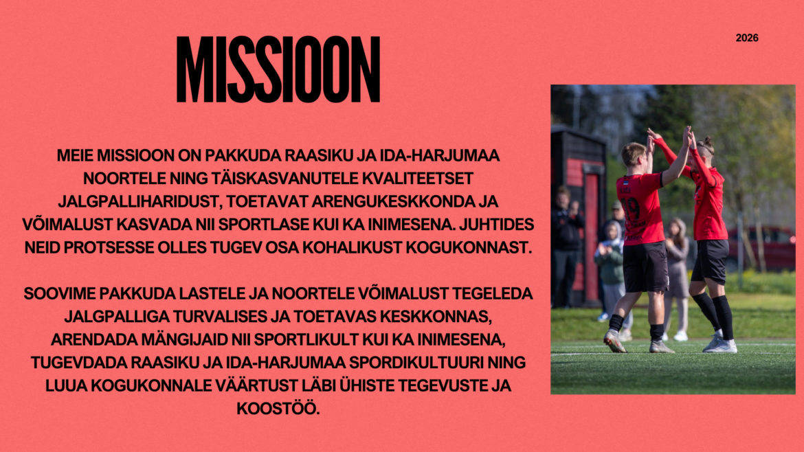 Raasiku FC Jokeri missioon